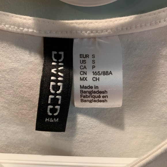 White Ruffle Crop Top - Picture 3 of 4